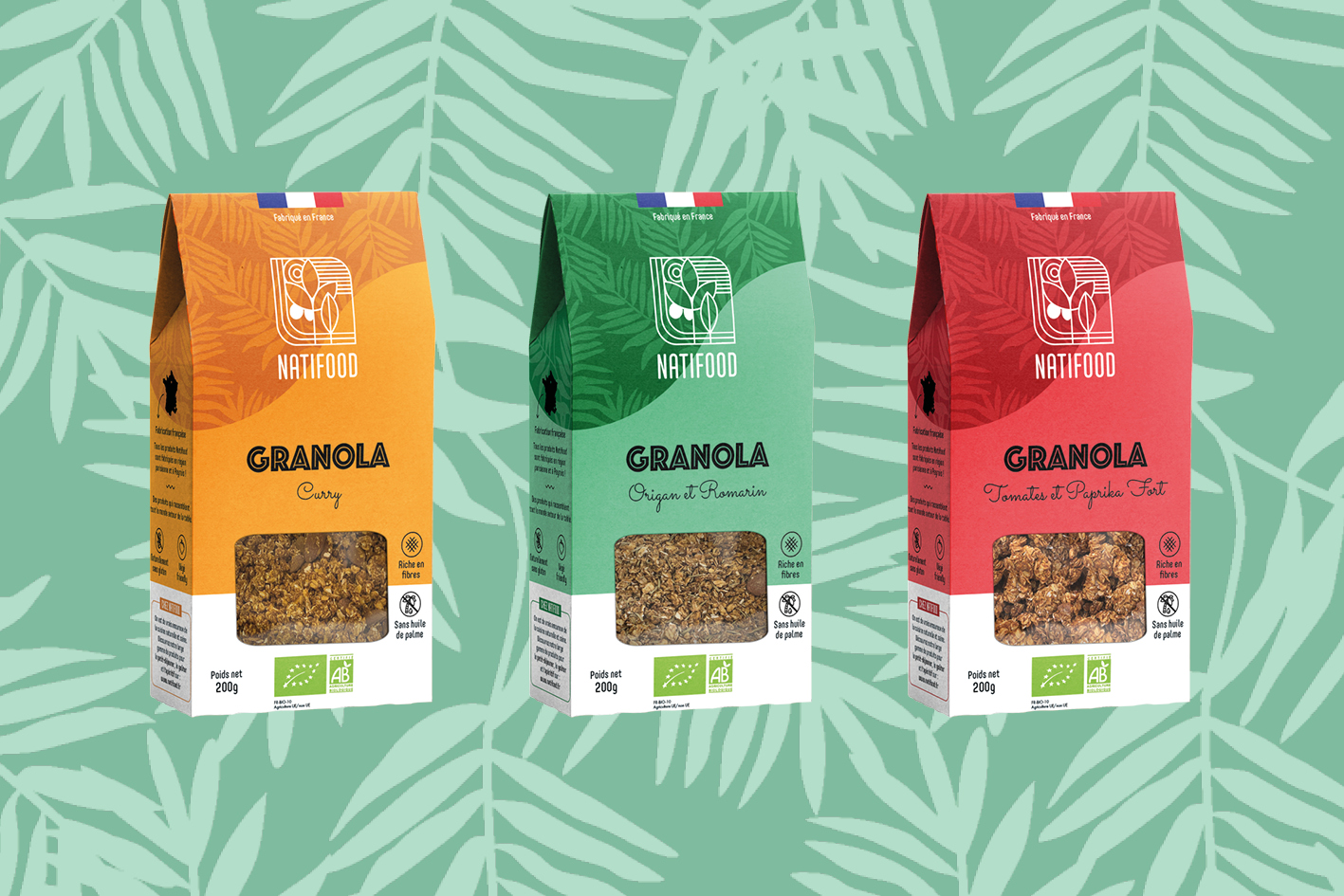 Granola salés natifood